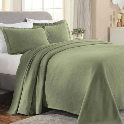 Prachtige katoenen beddensprei - Paisley patroon - 3-delig set Prachtige katoenen beddensprei - Paisley patroon - 3-delig set