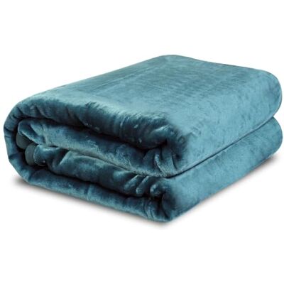 Medicline Dikke deken anti-allergische stof, gewicht: 570 g/m2 gladde deken van hoogwaardige vezels (160 x 200 cm, groen) Medicline Dikke deken anti-allergische stof, gewicht: 570 g/m2 gladde deken van hoogwaardige vezels (160 x 200 cm, groen)