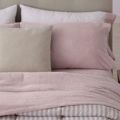 Blanco Beddengoed van Coralina-stof, 105 cm breed bed (+ beschikbare maten), design 965, kleur nude (105 x 190/200 cm) Blanco Beddengoed van Coralina-stof, 105 cm breed bed (+ beschikbare maten), design 965, kleur nude (105 x 190/200 cm)