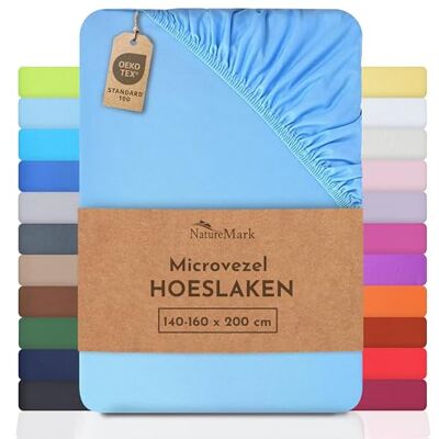 NATUREMARK Microvezel Hoeklaken - Hypoallergeen en Sneldrogend - Beddengoed NATUREMARK Microvezel Hoeklaken - Hypoallergeen en Sneldrogend - Beddengoed