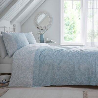 Dreams & Drapes Frampton Dekbedovertrek Set - Blauw Dreams & Drapes Frampton Dekbedovertrek Set - Blauw