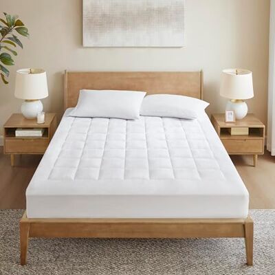 Madison Park Wolk Zachte Overgevulde Pluche Bed Protector Waterdichte Matrashoes Queen Wit Madison Park Wolk Zachte Overgevulde Pluche Bed Protector Waterdichte Matrashoes Queen Wit