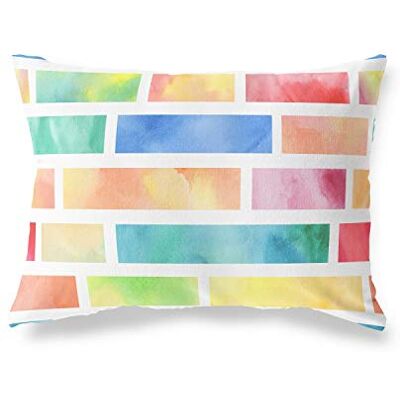 Bonamaison Willekeurig Patroon Decoratieve Kussensloop, Kussenhoezen Bank, Decoratieve Kussenhoesjes, Kussensloop; Sofa, Slaapkamer, Kantoor, Auto 45x60 Cm Ontworpen en vervaardigd in Turkije Bonamaison Willekeurig Patroon Decoratieve Kussensloop, Kussenhoezen Bank, Decoratieve Kussenhoesjes, Kussensloop; Sofa, Slaapkamer, Kantoor, Auto 45x60 Cm Ontworpen en vervaardigd in Turkije