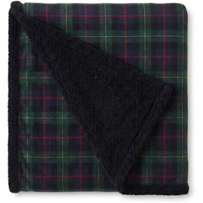 Eddie Bauer Sprei deken, super zacht omkeerbaar katoen flanel sherpa beddengoed, ideale kerst & witte olifant geschenken, gezellige geruite woondecoratie (dennentartan, gooien) Eddie Bauer Sprei deken, super zacht omkeerbaar katoen flanel sherpa beddengoed, ideale kerst & witte olifant geschenken, gezellige geruite woondecoratie (dennentartan, gooien)
