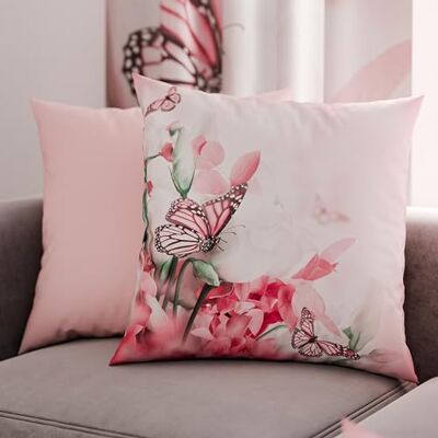 PETTI Artigiani Italiani Sofakussen met vulling, decoratieve kussens met digitale print, kussenslopen voor slaapkamer, 2 stuks, vierkant kussen 50 x 50 cm, 100% Made in Italy PETTI Artigiani Italiani Sofakussen met vulling, decoratieve kussens met digitale print, kussenslopen voor slaapkamer, 2 stuks, vierkant kussen 50 x 50 cm, 100% Made in Italy