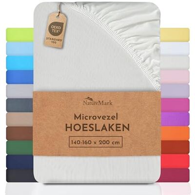 NATUREMARK - Lenzuolo Angoli Microfibra - Crema - Fitted sheet NATUREMARK - Lenzuolo Angoli Microfibra - Crema - Fitted sheet