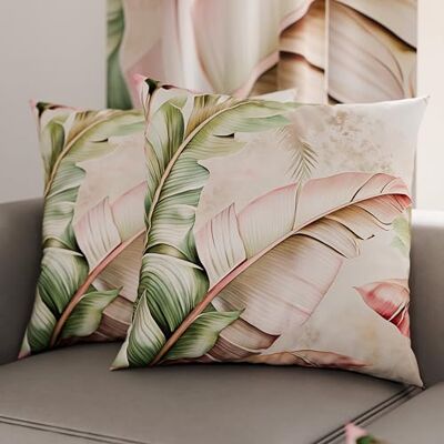 PETTI Artigiani Italiani Paar kussenslopen 50 x 50 cm van microvezel, decoratief kussen voor slaapkamer, bank, woonkamer, set van 2 kussenslopen, bloemenpatroon 191, 100% Made in Italy PETTI Artigiani Italiani Paar kussenslopen 50 x 50 cm van microvezel, decoratief kussen voor slaapkamer, bank, woonkamer, set van 2 kussenslopen, bloemenpatroon 191, 100% Made in Italy