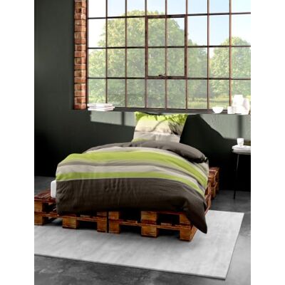 Bierbaum 4630 Fijn-Biber Beddengoed, 155 x 220 + 80 x 80 cm, Appel 13 Bierbaum 4630 Fijn-Biber Beddengoed, 155 x 220 + 80 x 80 cm, Appel 13