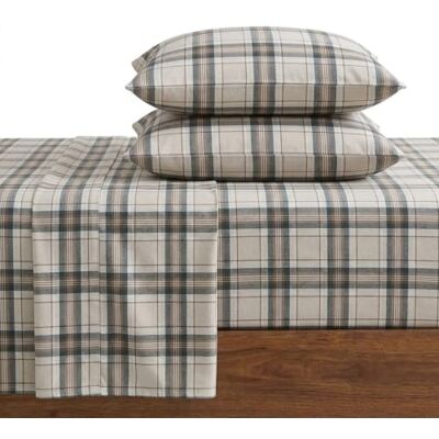 Eddie Bauer King Flanel Beddengoed Set Eddie Bauer King Flanel Beddengoed Set