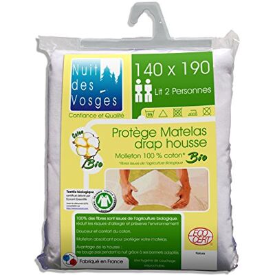 Voges Organische Katoenen Matrashouder - Matras & Overlay Voges Organische Katoenen Matrashouder - Matras & Overlay
