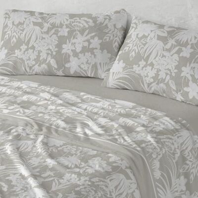 Blanco Beddengoed van Nacarina®, bed 90 cm (+ beschikbare maten), design 029, steenkleur (90 x 190/200 cm) Blanco Beddengoed van Nacarina®, bed 90 cm (+ beschikbare maten), design 029, steenkleur (90 x 190/200 cm)