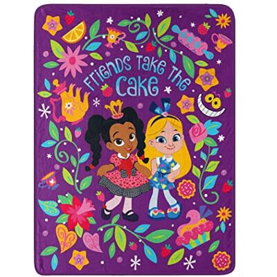 Northwest Disney's Alice's Wonderland Bakery Micro Raschel Gooi Deken, 46 "x 60", Neem De Taart Northwest Disney's Alice's Wonderland Bakery Micro Raschel Gooi Deken, 46 "x 60", Neem De Taart