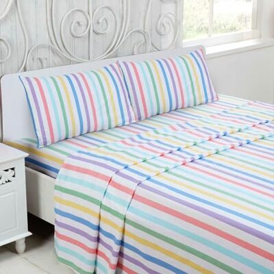 Rapport Candy Streep Bedset - Sheet Set Rapport Candy Streep Bedset - Sheet Set