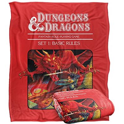 Hasbro Dungeons And Dragons Basisregels Cover Zijdeachtige Touch Deken - Deken Hasbro Dungeons And Dragons Basisregels Cover Zijdeachtige Touch Deken - Deken