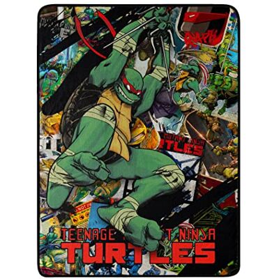 Northwest Teenage Mutant Ninja Turtles Micro Raschel Gooi Deken, 46 "x 60", Raph Attack Northwest Teenage Mutant Ninja Turtles Micro Raschel Gooi Deken, 46 "x 60", Raph Attack
