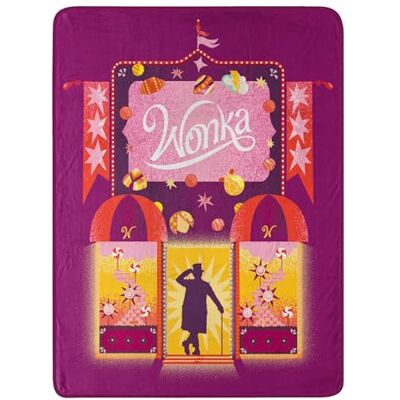 Northwest Willy Wonka Micro Raschel Gooi Deken, 46" x 60", Wonka Away Northwest Willy Wonka Micro Raschel Gooi Deken, 46" x 60", Wonka Away
