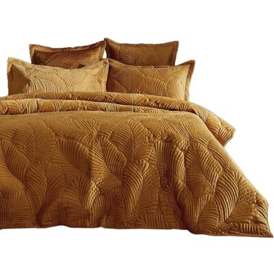 Paoletti Contemporary Palmeria Kussensloop Set, Goud, 50 x 75cm Paoletti Contemporary Palmeria Kussensloop Set, Goud, 50 x 75cm