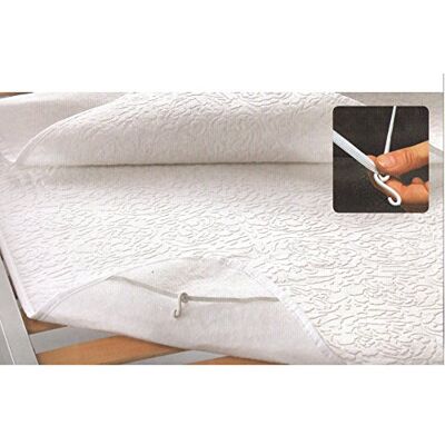BIANCHERIAWEB Lattenbodem Alba van 100% polyester voor tweepersoonsbed, wit, W00528/eenpersoonsbed, Alba BIANCHERIAWEB Lattenbodem Alba van 100% polyester voor tweepersoonsbed, wit, W00528/eenpersoonsbed, Alba