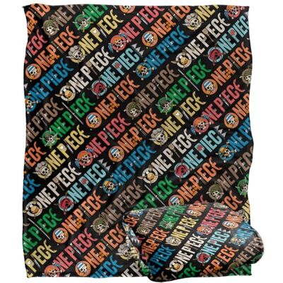 One Piece PIRATES LOGO PATROON Silky Touch Super zachte plaid 152 x 127 cm One Piece PIRATES LOGO PATROON Silky Touch Super zachte plaid 152 x 127 cm