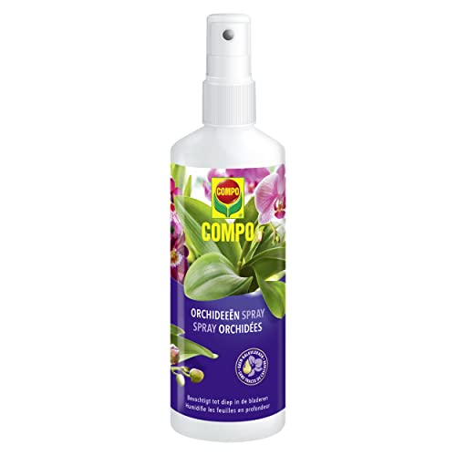 Compo Orchideeën Spray, bevochtigt tot diep in de bladeren, voor alle soorten orchideeën, pompspray, 250 ml