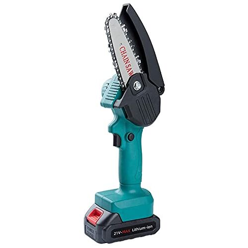 NOALED Mini elektrische kettingzaag 7500Ah oplaadbare kettingzaag Handheld handkettingzaag Kettingzaag voor boomtak Hout zagen