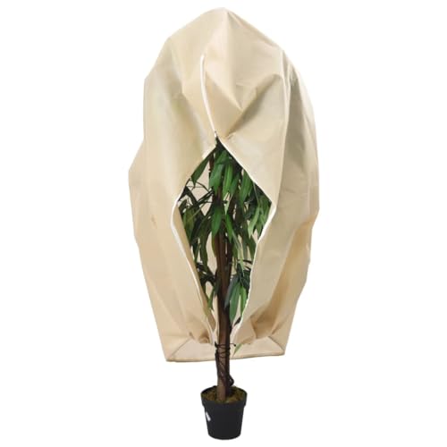 DCRAF Huis & Tuin Gazon & Tuin Tuinieren Tuinieren Accessoires-Plant Fleece Cover met Zip 70 g/m 3,93x3,5 m