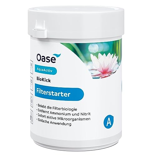 Oase 43150 AquaActiv BioKick 100 ml voor 5000 l vijverbacteriën starterbacteriën voor visvijver tuinvijver zwemvijver