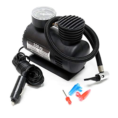 WilTec Mini-compressor 12 V 17 bar 250 psi luchtdruk perslucht luchtcompressor luchtpomp elektrisch