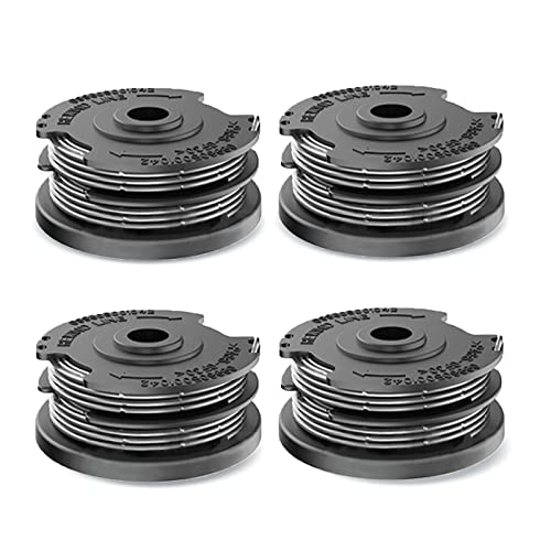 Viilich 4 stuks draadspoelen voor Bosch trimmerspoelen, nylon draden reservespoel voor Bosch trimmer grastrimmer F016800351 ART 24, 27, 30 en ART 30-36 LI (6,1 m x Ø1,65 mm)