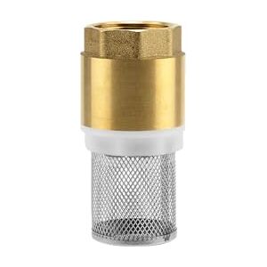 Gardena messing voetventiel: Terugslagventiel, schroefdraad van 33,3 mm (G 1") voor aansluiting op pompen, inclusief zuigkorf, klepkop en afdichting (7221-20) Gardena messing voetventiel: Terugslagventiel, schroefdraad van 33,3 mm (G 1") voor aansluiting op pompen, inclusief zuigkorf, klepkop en afdichting (7221-20)