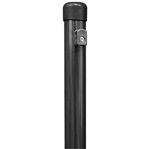 Alberts GAH- 613969 hekpalen voor draadhekken, voor bevestiging met inslagbodemhulzen, zinkgefosfateerd, antraciet-metallic geplastificeerd met kunststof coating, lengte 1665 mm, diameter palen: 38 mm Alberts GAH- 613969 hekpalen voor draadhekken, voor bevestiging met inslagbodemhulzen, zinkgefosfateerd, antraciet-metallic geplastificeerd met kunststof coating, lengte 1665 mm, diameter palen: 38 mm