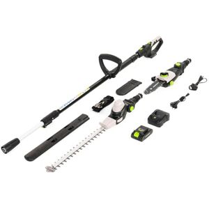 Murray 2-in-1 accu-heggenschaar en kettingzaag op telescopische arm, MU-BAT-MM-CSHT-KIT – 20 V, 3 Ah, 40 cm snijblad, 20 cm zaaggeleider, SDS-systeem, hellingshoek verstelbaar, bereik 330 cm Murray 2-in-1 accu-heggenschaar en kettingzaag op telescopische arm, MU-BAT-MM-CSHT-KIT – 20 V, 3 Ah, 40 cm snijblad, 20 cm zaaggeleider, SDS-systeem, hellingshoek verstelbaar, bereik 330 cm