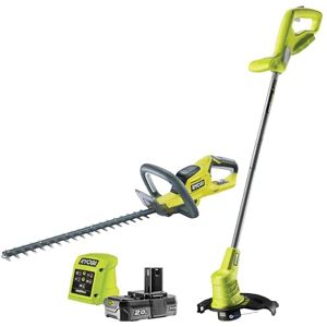 RYOBI One+ 18 Volt: Haagmaat 45 cm + grastrimmer 25 cm 1 lithiumbatterij + 2,0 Ah en 1 oplader 1,7 A RHT1845LT25M20 RYOBI One+ 18 Volt: Haagmaat 45 cm + grastrimmer 25 cm 1 lithiumbatterij + 2,0 Ah en 1 oplader 1,7 A RHT1845LT25M20