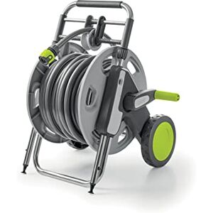 G.F. SRL CONCEPT EASY GUIDE Slangwagen van kunststof en metaal, met leidingssysteem, 30 m irrigatieslang Ø 5/8", multijet pistool en armaturen. Gemaakt in Italië. G.F. SRL CONCEPT EASY GUIDE Slangwagen van kunststof en metaal, met leidingssysteem, 30 m irrigatieslang Ø 5/8", multijet pistool en armaturen. Gemaakt in Italië.