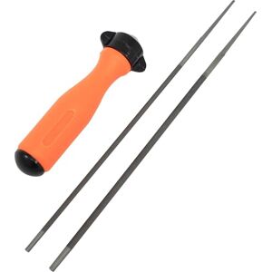 Monkey Ladder Kettingslijpset – set met 2 vijlen met ergonomische handgreep, ideaal voor het slijpen van kettingzaagkettingen, duurzaam en eenvoudig te bedienen Monkey Ladder Kettingslijpset – set met 2 vijlen met ergonomische handgreep, ideaal voor het slijpen van kettingzaagkettingen, duurzaam en eenvoudig te bedienen