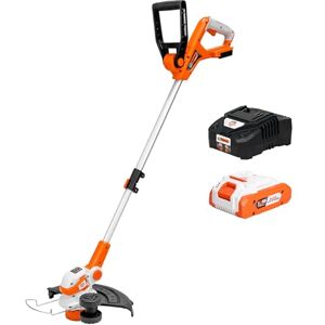RURIS POWER FOR NATURE RURIS Trimmer draadloze grastrimmer 2024e – elektromotor met bezem, snijdiameter 300 mm, Li-Ion-accu 20 V 4 Ah en oplader inbegrepen, oranje RURIS POWER FOR NATURE RURIS Trimmer draadloze grastrimmer 2024e – elektromotor met bezem, snijdiameter 300 mm, Li-Ion-accu 20 V 4 Ah en oplader inbegrepen, oranje