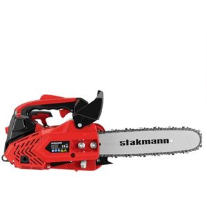 STAKMANN 2-takt benzine-kettingzaag, lemmet 30 cm, Easy Start en veiligheidsschakelaar, motorzaag voor tuin, werk, nauwkeurig zagen van hout en takken met ergonomische handgreep (25,4 cc) STAKMANN 2-takt benzine-kettingzaag, lemmet 30 cm, Easy Start en veiligheidsschakelaar, motorzaag voor tuin, werk, nauwkeurig zagen van hout en takken met ergonomische handgreep (25,4 cc)