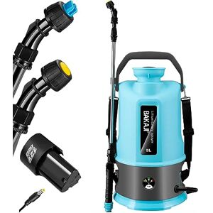 BAKAJI Tuinsproeier op batterijen met accessoires, druksproeier met anti-vermoeidheidsband, ultralichte pompbewatering en plantenverzorging, ideaal voor water en bestrijdingsmiddelen (5 liter) BAKAJI Tuinsproeier op batterijen met accessoires, druksproeier met anti-vermoeidheidsband, ultralichte pompbewatering en plantenverzorging, ideaal voor water en bestrijdingsmiddelen (5 liter)