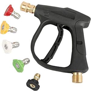 Sooprinse Hogedrukreiniger pistool, 3000 PSI Max met 5 kleuren Quick Connect Nozzles M22 Slangconnector 3.0 TIP Sooprinse Hogedrukreiniger pistool, 3000 PSI Max met 5 kleuren Quick Connect Nozzles M22 Slangconnector 3.0 TIP