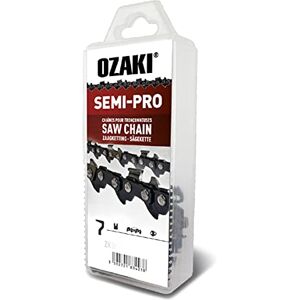 Ozaki Kettingzaagketting 3/8 LP E33 Semi-Pro 1,3 mm (0,05 inch) gauge halfvierkant gutprofiel 33 aandrijvingen 20 cm Ozaki Kettingzaagketting 3/8 LP E33 Semi-Pro 1,3 mm (0,05 inch) gauge halfvierkant gutprofiel 33 aandrijvingen 20 cm