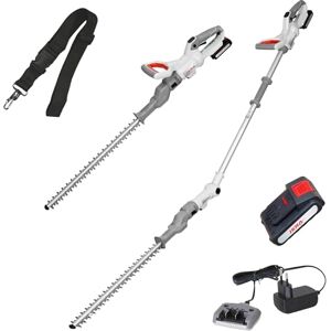 IKRA 2in1 heggenschaar zonder kabel ICPH 2050 met telescoopsteel voor hoge heggen, incl. 20V accu, laadstation & schouderriem IKRA 2in1 heggenschaar zonder kabel ICPH 2050 met telescoopsteel voor hoge heggen, incl. 20V accu, laadstation & schouderriem