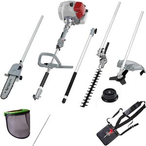 IKRA Multitool IBKH 33-1 benzine 4in1 multifunctioneel tuingereedschap incl. beschermkap & kettingvijl IKRA Multitool IBKH 33-1 benzine 4in1 multifunctioneel tuingereedschap incl. beschermkap & kettingvijl