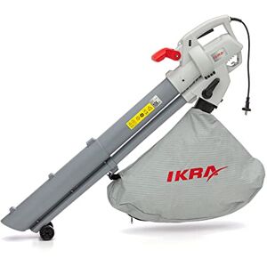 IKRA Elektrische Bladzuiger Bladblazer Bladhakselaar IBV 3000 3in1, blaassnelheid 240 km/h, variabele snelheidregeling IKRA Elektrische Bladzuiger Bladblazer Bladhakselaar IBV 3000 3in1, blaassnelheid 240 km/h, variabele snelheidregeling
