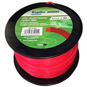 RIEGOLUX 107667 - Nylon Vierkant Filo - 3mm x 100m - Rood RIEGOLUX 107667 - Nylon Vierkant Filo - 3mm x 100m - Rood