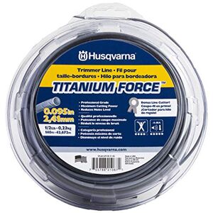 Husqvarna 639005102 snaartrimmer lijn .095-Inch 150ft spoel Titanium Force, 95" x 140', Zilver Husqvarna 639005102 snaartrimmer lijn .095-Inch 150ft spoel Titanium Force, 95" x 140', Zilver