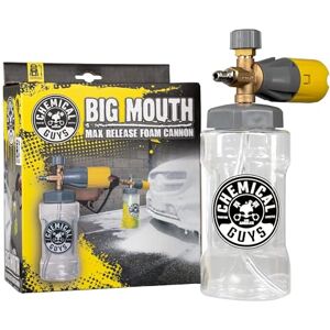 Chemical Guys EQP324 Big Mouth Max Release Foam Cannon (Car Wash, Home Wash & Boat Wash Foam Cannon dat verbinding maakt met uw hogedrukreiniger) 34 oz fles Chemical Guys EQP324 Big Mouth Max Release Foam Cannon (Car Wash, Home Wash & Boat Wash Foam Cannon dat verbinding maakt met uw hogedrukreiniger) 34 oz fles