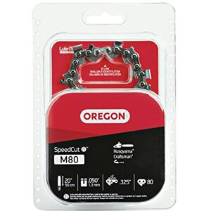 Oregon M80 SpeedCut 20-inch kettingzaag ketting, past op Husqvarna, Craftsman grijs Oregon M80 SpeedCut 20-inch kettingzaag ketting, past op Husqvarna, Craftsman grijs