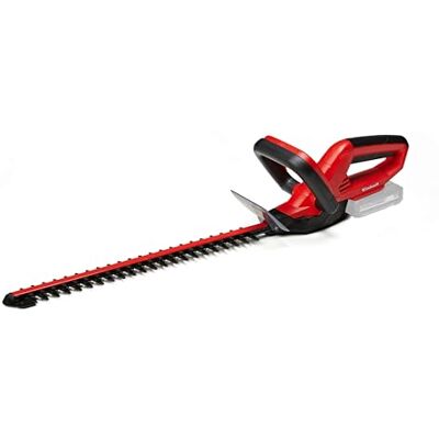 Einhell Accu Heggenschaar GC-CH 1846 Li-Solo Power X-Change, Li-Ion, 18 V, 46 cm zaaglengte, 15 mm tandafstand, ergonomische handgreep, zonder batterij en oplader, Rood Einhell Accu Heggenschaar GC-CH 1846 Li-Solo Power X-Change, Li-Ion, 18 V, 46 cm zaaglengte, 15 mm tandafstand, ergonomische handgreep, zonder batterij en oplader, Rood