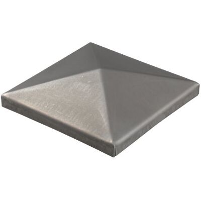 Alberts 866983 paalkap voor vierkante metalen paal om vast te lassen staal afmetingen 150 x 150 mm set van 2 Alberts 866983 paalkap voor vierkante metalen paal om vast te lassen staal afmetingen 150 x 150 mm set van 2