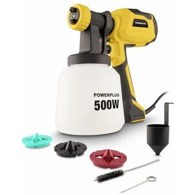 POWERPLUS Verfspuitpistool POWX352 verfspuitpistool 500 W, 1,4 l reservoir POWERPLUS Verfspuitpistool POWX352 verfspuitpistool 500 W, 1,4 l reservoir